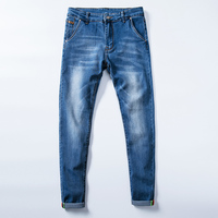 7 kolorów mężczyzn Stretch obcisłe dżinsy rurki moda Casual Slim Fit spodnie jeansowe męskie szare czarne Khaki białe spodnie marki 3